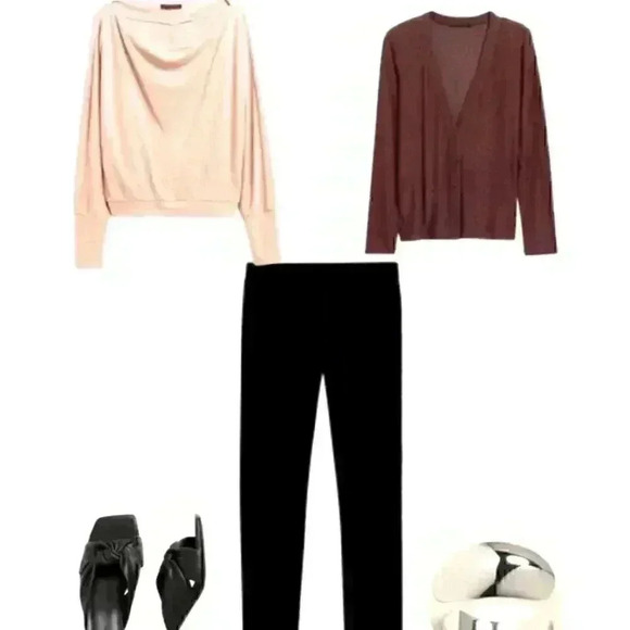 Banana Republic Brushed Marled Cardigan - Picture 8 of 15